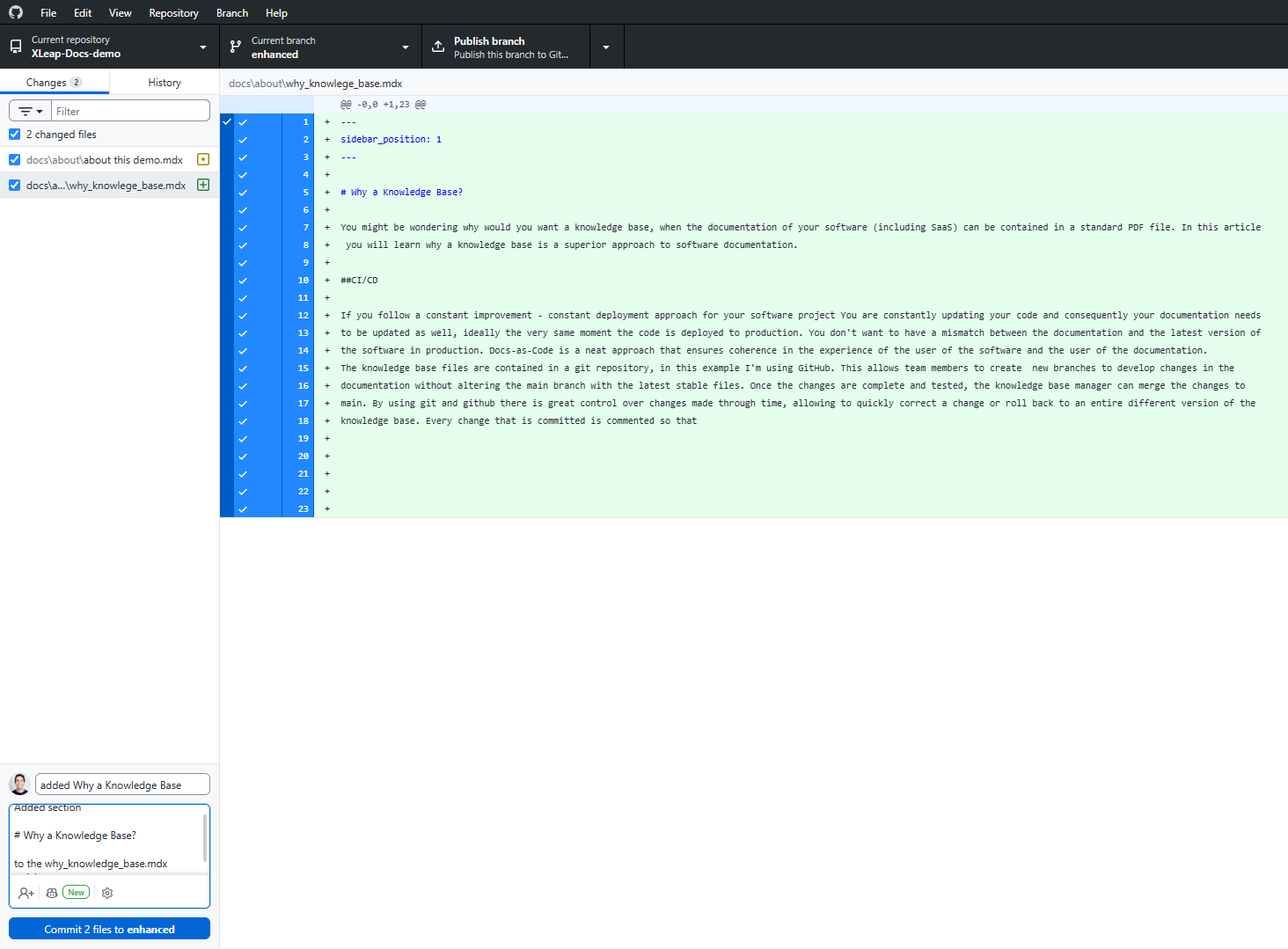 Git Comment